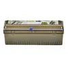 Cling Film Dispenser with Cutter Refillable Plastic Wrap Organizer for Kitchen