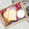 >SALE<Diamond Painting Nesting Food Trays with Handle Coffee Table Tray (#1)