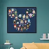 11CT Cartoon Mickey mouse head Character - Stamped Cross Stitch 46*51cm/18.11*20.08in Mickey Avatar