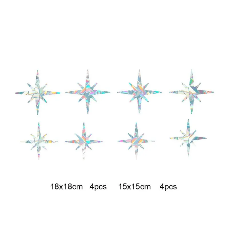 1pcs Lotus Window Decor Film Electrostatic Glass Sticker Rainbow Prism Decals Living Room Bathroom Balcony Decoration