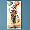 Cr&acirc;ne Avec Ballon-Perceuse Ronde Peinture Diamant-30*70CM (Grande Taille)