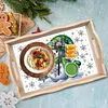 (Multistyle) En Bois No&euml;l Cardinal Bonhomme De Neige-Bricolage Vaisselle