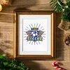 12pcs Football 5D DIY Square Drill Diamond Painting Kits for Adults Beginners Home Decor Diamonds Paintings Gem Art 5.91x7.09in