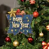 Double Sided Effect Acrylic Christmas Diamond Art Painting Hanging Ornament Kit
