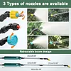 Electric Sprayer Telescopic Wand Rechargeable Garden Sprayer Wand for Gardening