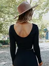 Casual Simple Long Sleeves+Wide Leg Suits