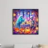 Diamond Painting-DIY Full Round Drill Halloween Skull(40*40 CM)
