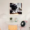 Cat And Sparrow-11CT Stamped Cross Stitch 40*40cm/15.75*15.75in