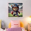 Chicago Bears Football-11CT Stamped Cross Stitch 40*40cm