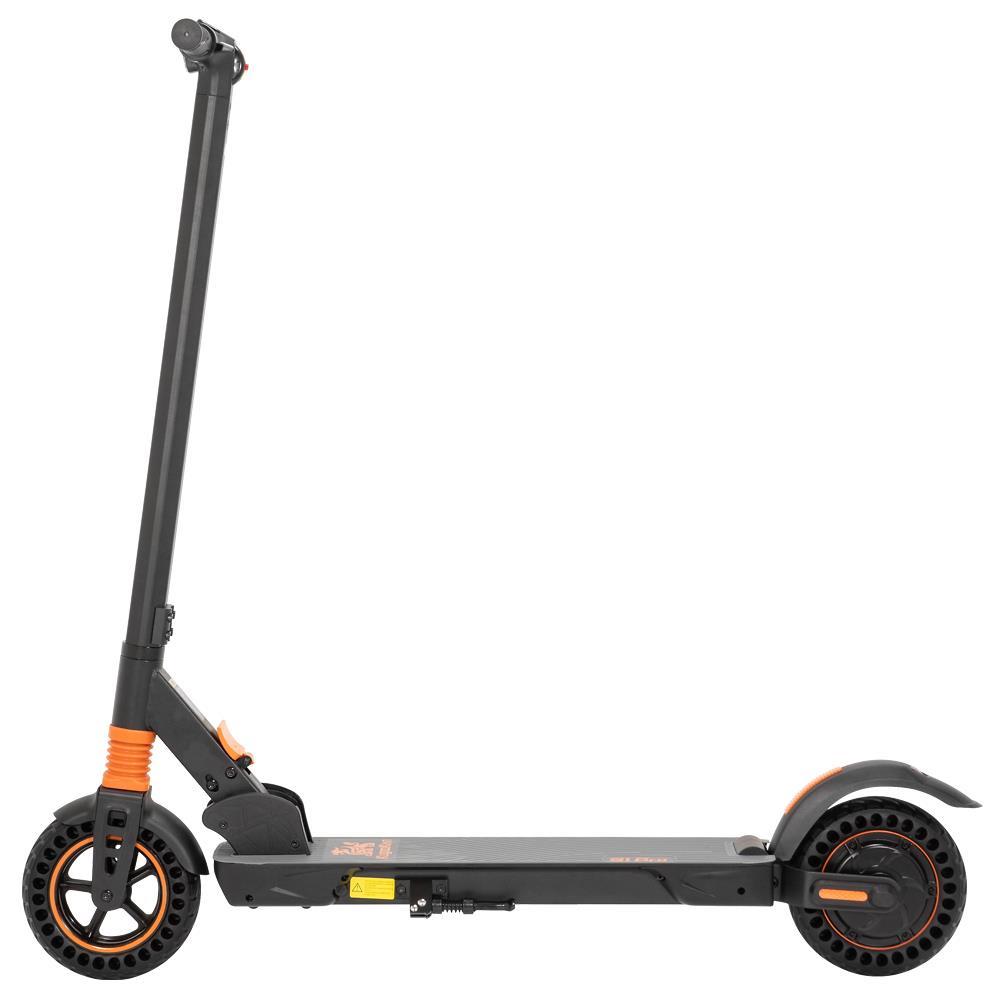 KugooKirin S1 Pro 8 pollici solido a nido d'ape pneumatico pieghevole Scooter elettrico 350W motore Schermo LED 3 modalit&agrave; di velocit&agrave; Max 30 km / h - Nero