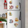 12PCS DIY Diamond Art Refrigerator Sticker Kits for Home Decor (Kitten)