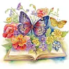 >SALE<DIY Partial Special Shaped Drill Diamond Painting Simple Butterfly Book 40x40cm