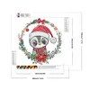 (Multi-Style)Christmas Wreath-Partial Special Shaped Diamond Painting 30*30CM