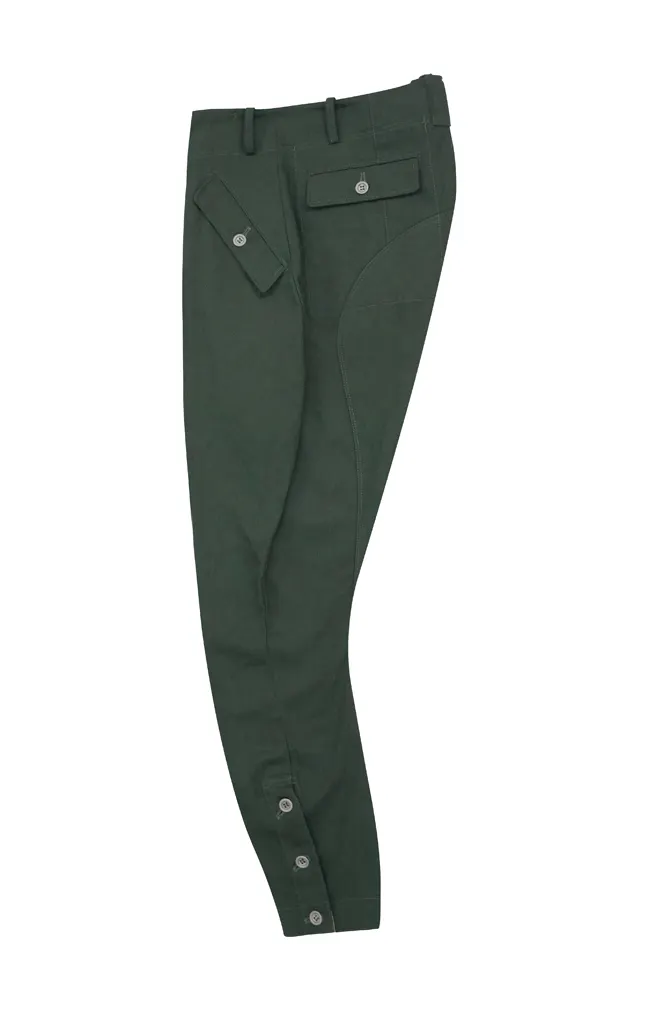   Wehrmacht M1944 HBT Reed Green Mounted Troops Riding Breeches German-Uniform