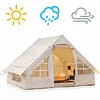 [US Local Warehouse] 2 Pack Shade Sail Poles 10FT Outdoor Sun Shade Poles 2.74in Diameter Heavy Duty Metal Post for Deck Patio Outside Backyard