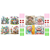 (US Local)4pack Goblin-Special Shaped Diamond Painting Kit(30x30cm)