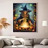 Halloween Witch - 11CT Stamped Cross Stitch 40*50cm/15.75*19.69in