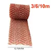 Copper Mesh Slug Repeller Rustproof Copper Net for Pest Control (12.7cmx3m)