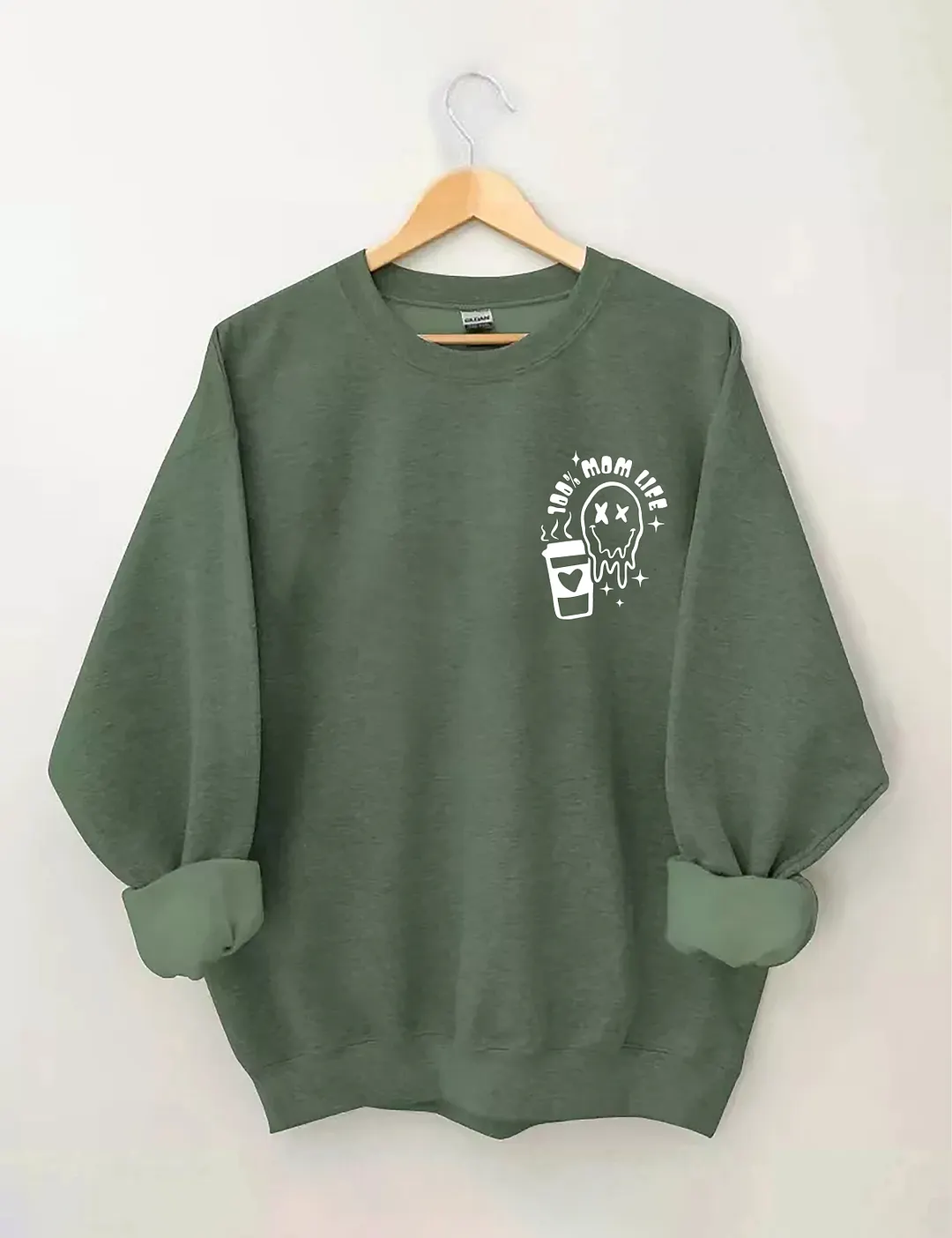 Caffeine And Chaos Mom Sweatshirt