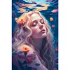 Diamond Painting-DIY Full Round Drill Girl(60*40CM)