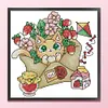 Summer of Stamps -14CT Stamped Cross Stitch Kit(19*19cm)