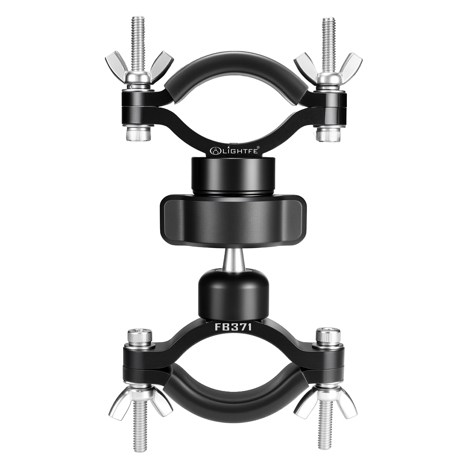 FB371 Multifunctional Aluminum Alloy Flashlight Clamp, Adjustable Bike Mount Holder for Flashlights &ndash; Compatible with Stands, Bicycles, and Outdoor Gear GING UV FLASHLIGHT GING