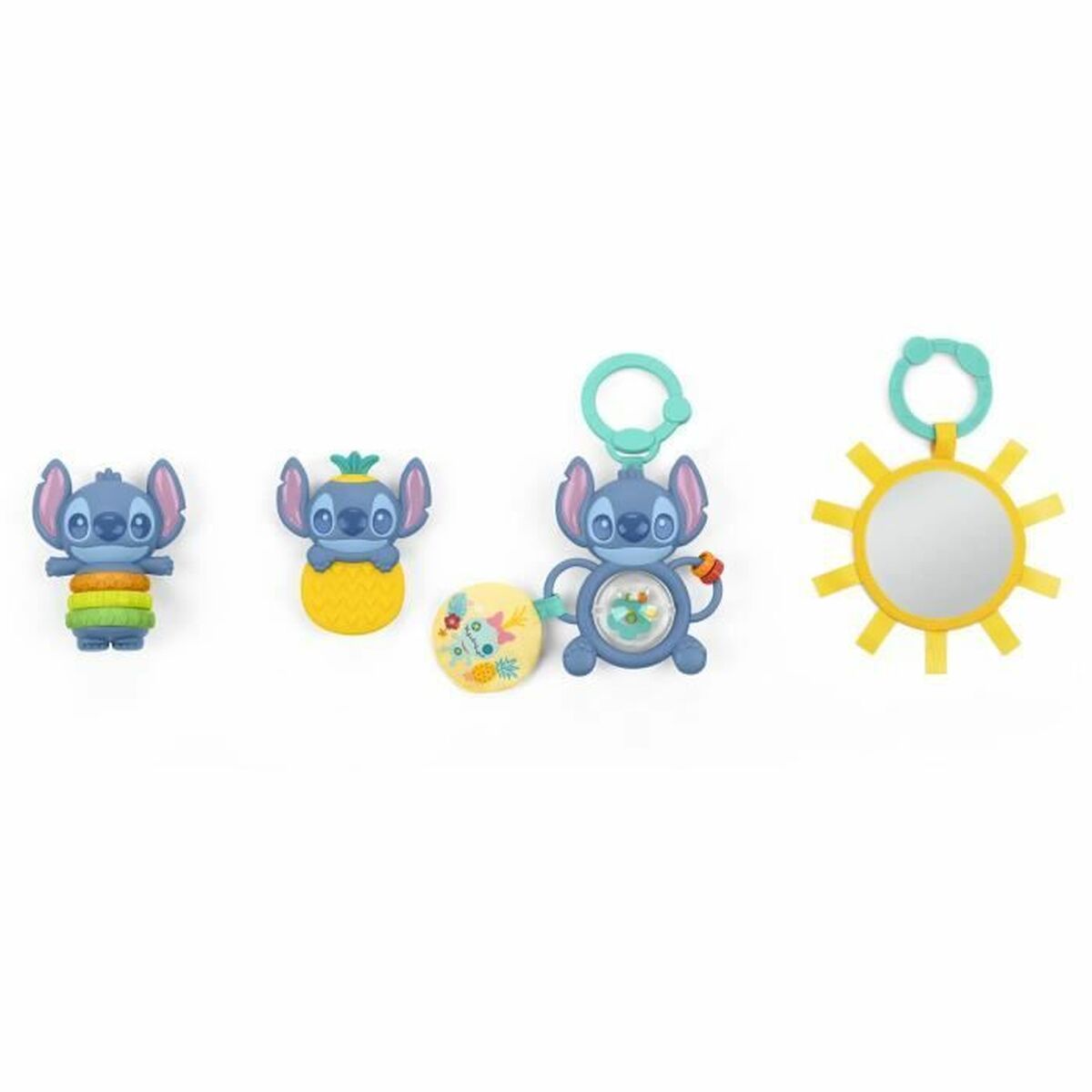 Gift Set for Babies Bright Starts Blue 4 Pieces