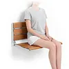 [US Local Warehouse] 17.7inch Bathroom Safety Shower Chair with Back Anti-Slip for Elderly & Disabled