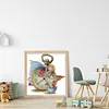 Sleeping Alice -16CT Stamped Cross Stitch Kit(26*28cm)