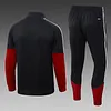 2025 Germany Long Zipped Jacket Black Football Shirt 1:1 Thai Quality