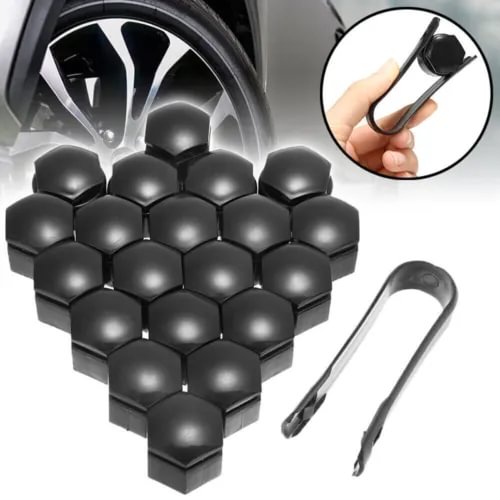 Dronehint 20x Accessories 19mm Car Wheel Lug Nut Cover Bolt Protector Hub Screw Cap Parts (For: Acura) Parts