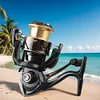 Metal Spinning Reel 5.2/1 Fishing Reel Fishing Wheel for Saltwater Or Freshwater