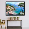 Seaside Town - 11CT Stamped Cross Stitch - 50*40cm