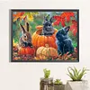 Autumn Pumpkin Bunny-Paint by Numbers Acrylic Painting 40*30CM