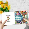 6Pcs oeufs de P&acirc;ques lapins-bricolage carte de voeux