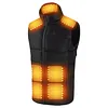 15 Heating Zones Electric Heated Vest with Light USB Thermal Waistcoat Clothes