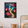 Rose Butterfly-Paint by Numbers Acrylic Painting 50*65CM