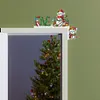 (US Local)Wooden Christmas Snowman Diamond Painting Door Topper Decor for Party Ornament