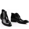 Classic men leather ankle boots