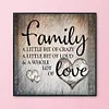 Letter-11CT Stamped Cross Stitch Kit(40*40cm)