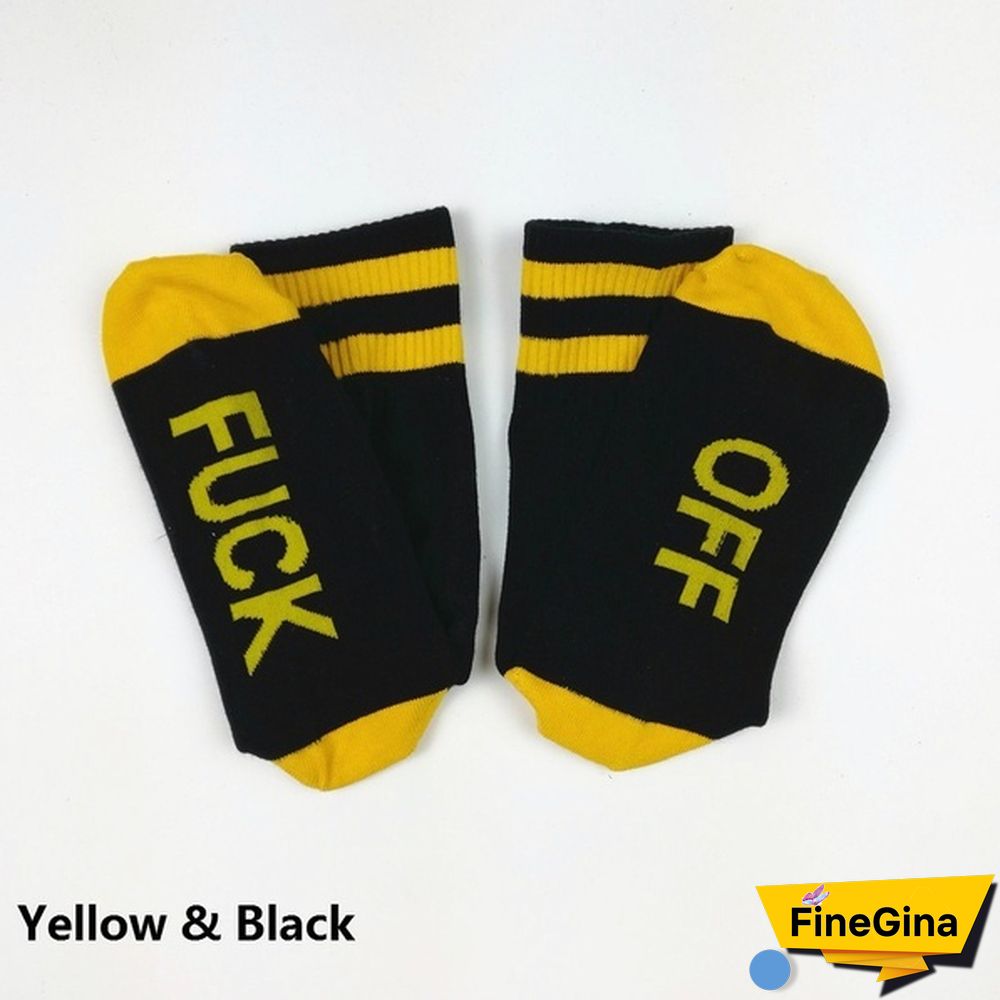 1/2/5Pairs Women Comfortable Cotton Sock Slippers Socks Fashion Letter Printed Ankle Socks
