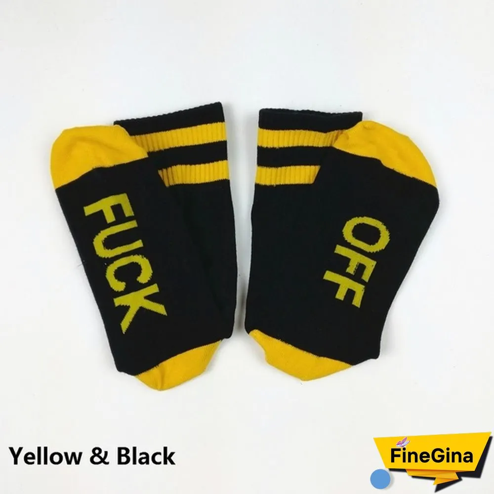 1/2/5Pairs Women Comfortable Cotton Sock Slippers Socks Fashion Letter Printed Ankle Socks