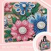 DIY Diamond Art Rhinestone Makeup Bag Crystal Transparent PVC Storage Pack Kit