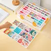 (US Local)2/4 Layers Craft Storage Containers Storage Box Art Craft Supply Bead Organizers Craft Tool