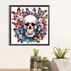 >SALE<5D DIY Partial Special Shaped Drill Butterfly Skull Diamond Painting 40x40cm