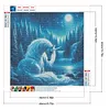 Licorne - perceuse ronde peinture diamant - 40*40cm