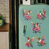 6PCS Diamond Painting Magnets Refrigerator for Adult Kid Beginners(Hummingbird)