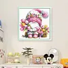 (US Local)Gnome - 9CT Partial Beaded Cross Stitch Kit(39x39cm)