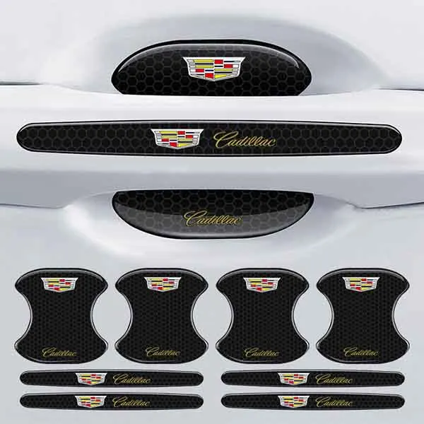 Carbon Fiber Car Door Handle Cup Cover (4PCS)