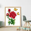 Flower - 9CT Partial Beaded Cross Stitch Kit(30x35cm)